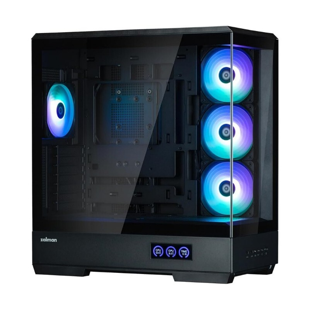 Корпус ZALMAN P50 DS, ATX, BLACK, без БП