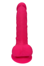 Розовый фаллоимитатор Dildo With Balls 7Inch - 17,7 см.