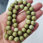 Агат Алашань, цвет авакадо, шар 8 мм, штучно