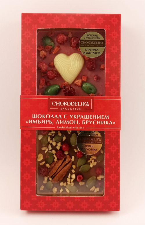 Подарочный набор "Клубника плюс брусника", в коробке