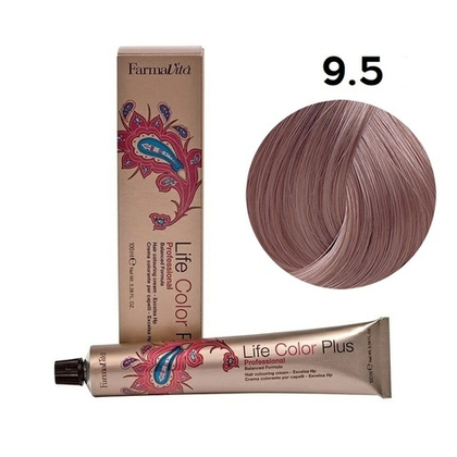 9.5 NEW очень светлый блондин  красное дерево Life Color Plus.100мл