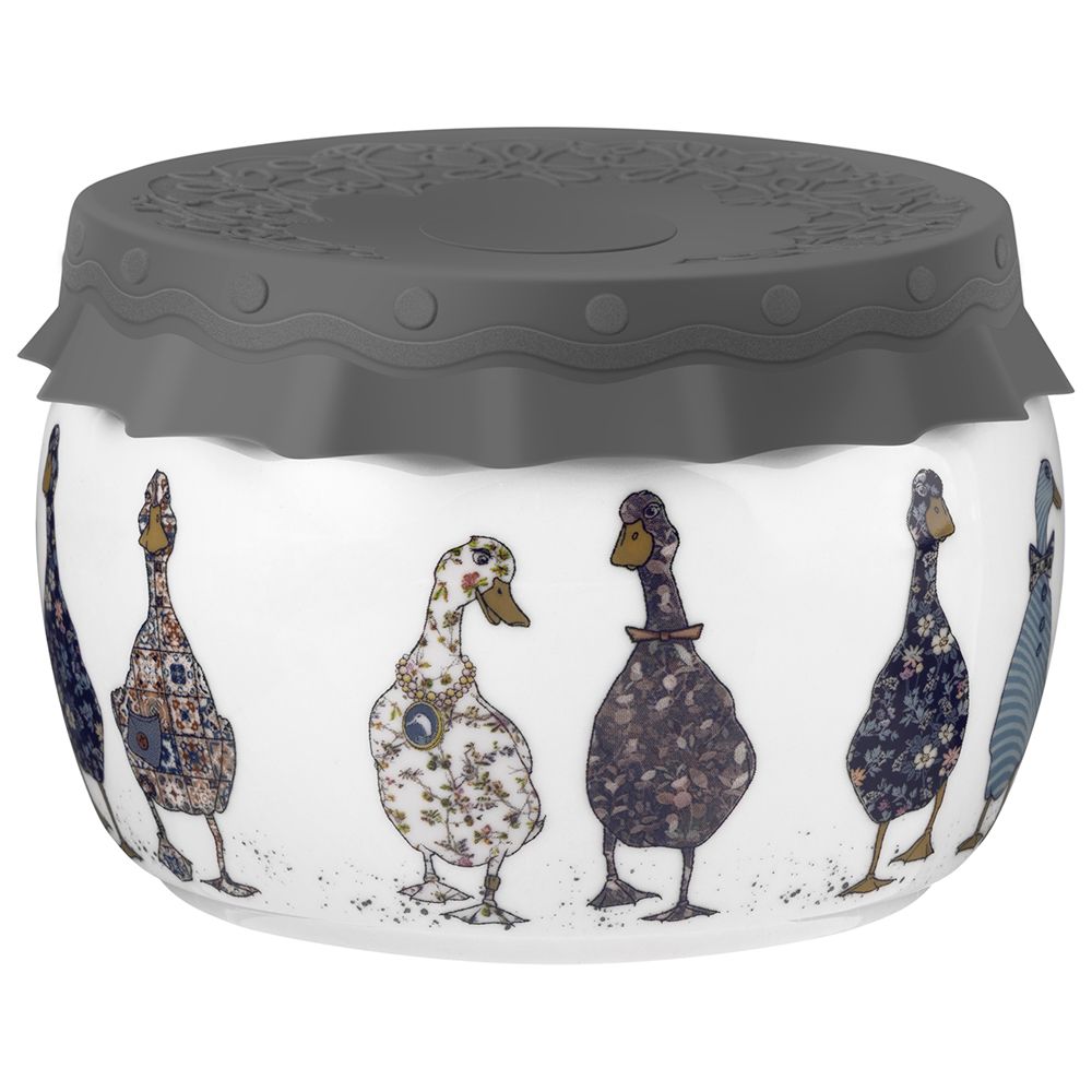 БАНКА LEFARD "FAMILY FARM" С СИЛИКОНОВОЙ КРЫШКОЙ 11,5*11,5*7,5 CM 500 МЛ