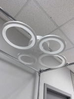 Люстра потолочная RINGO  LED*72W белый цвет