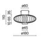 Настенный светильник (бра) Амулет / Amulet 3000К 3Вт Maytoni mod555wl-l3g3k
