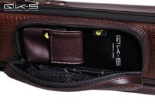 Кейс QK-S Captain 2x2 коричневый аллигатор