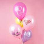 Шар (12"/30 см) 8 марта Нежность, Ассорти Пастель 2 ст. 2 цв. 25 шт.