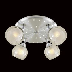 Citilux Самба CL158142 Люстра с поворотными плафонами Алюминий Хром