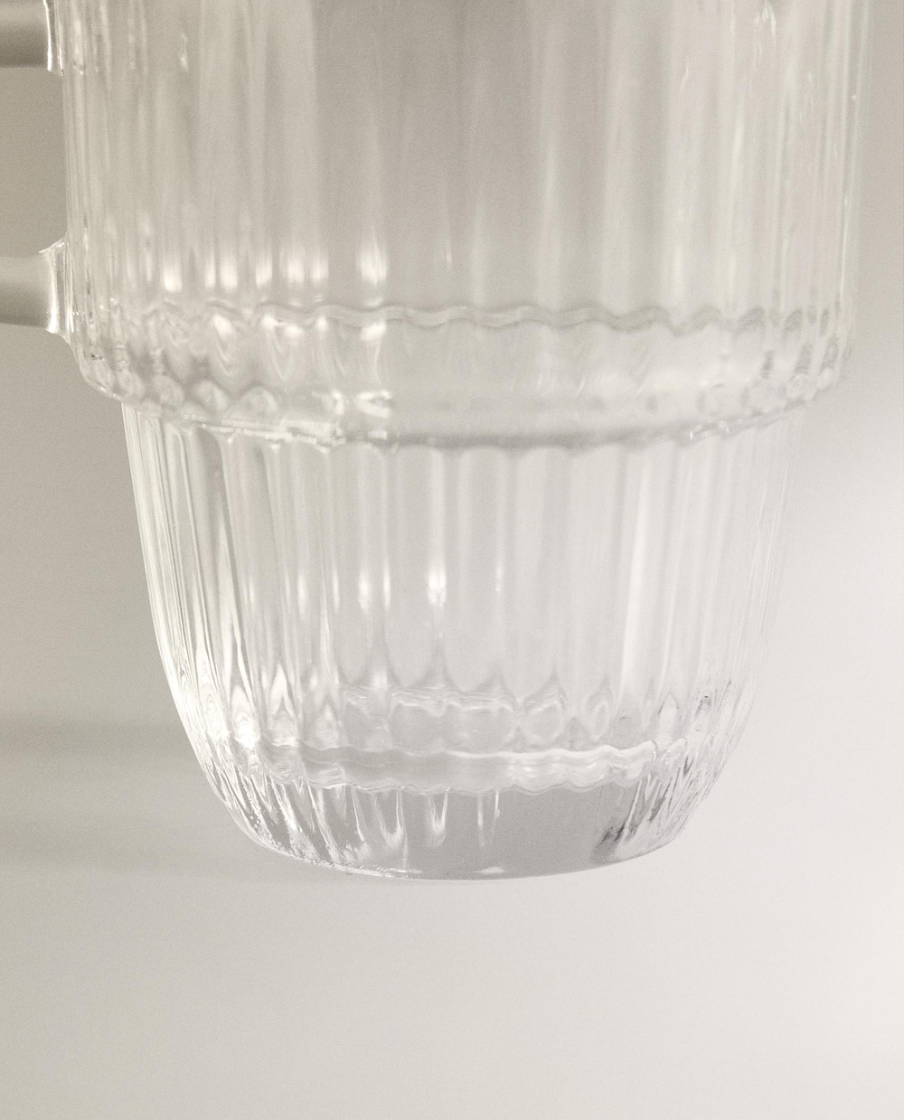 Zara Home чашка из стекла, цвет прозрачный, 7.6 см