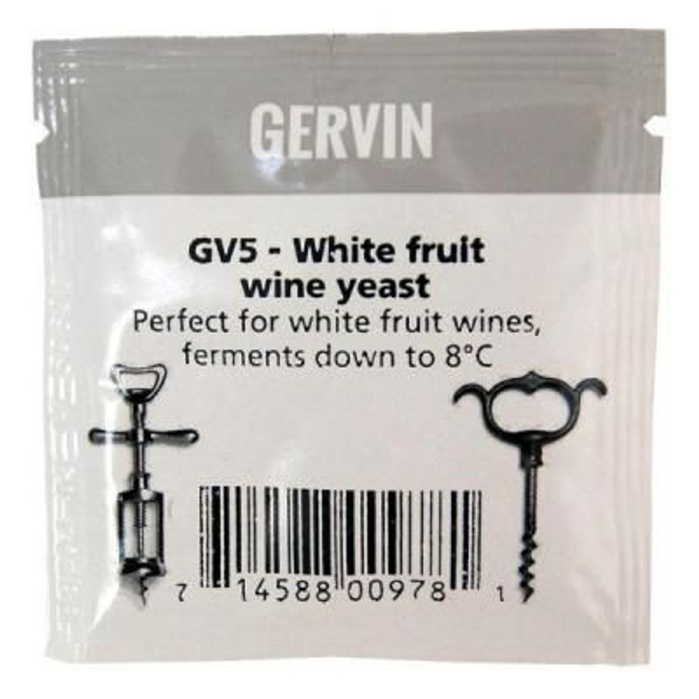 Дрожжи винные Gervin GV5 - White fruit