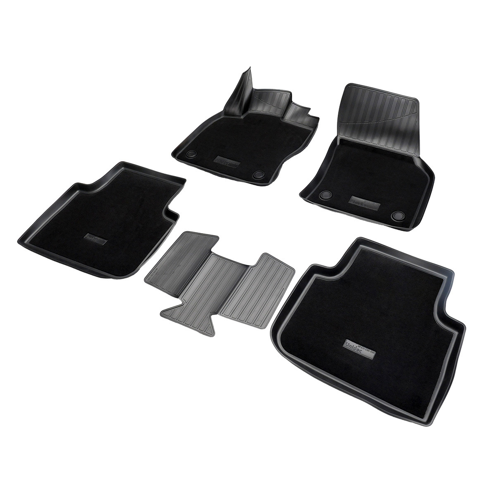 Ковры в салон Norplast для Volkswagen Tayron X 2025-, Черный, арт.NPA11-C95-590-1-CM