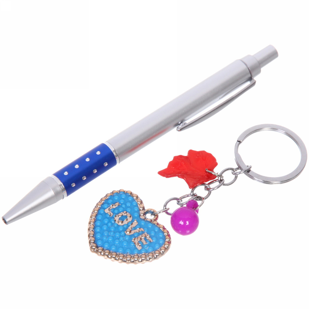 Набор подарочный «Яркие краски лета» (ручка и брелок), микс цветов