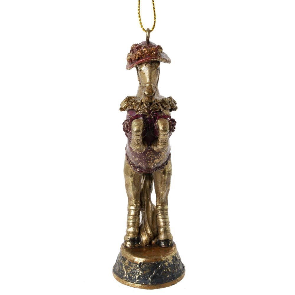 GAEM Фигурка декоративная подвесная"Лошадь", L5,5 W3,5 H13 см