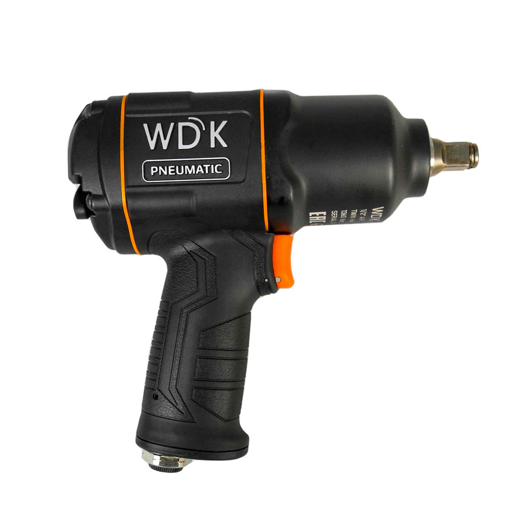 WDK-20440 Гайковерт пневматический ударный с композитным корпусом, привод 1/2", 1360 Нм