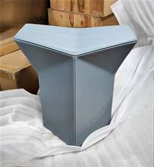 Табурет Atelier серо-голубая экокожа