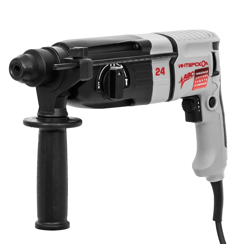 Трехрежимный перфоратор с виброзащитой ИНТЕРСКОЛ П-24/700АВС