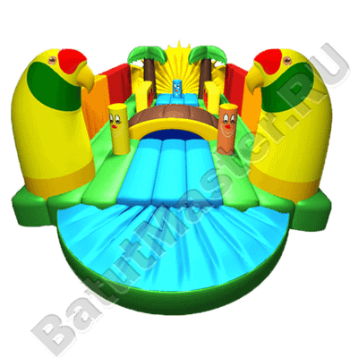 Коммерческий надувной батут "Попугай 2"