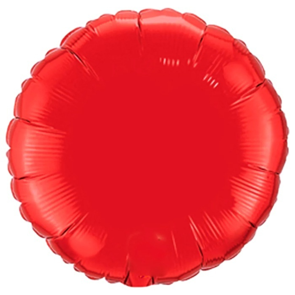 Шар красный, с гелием #401500R-HF1