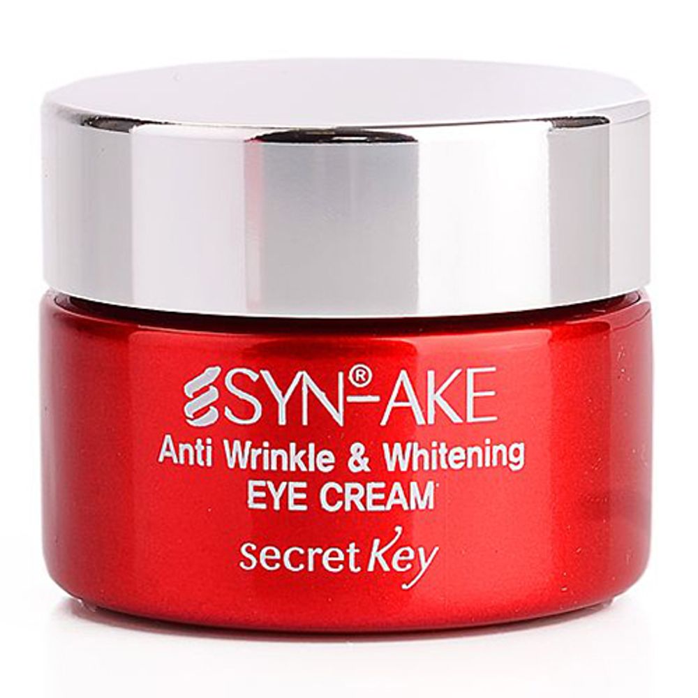 Secret Key Крем для глаз с пептидом змеиного яда - Syn-ake anti wrinkle &amp; whitening eye cream, 15мл