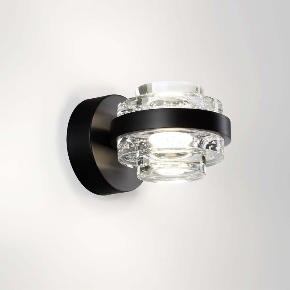 5031/6WL L-VISION ODL24 513 чёрный/металл/акрил Бра LED 6W 4000K 458лм KLOT