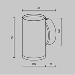 Настенный светильник Maytoni FOCUS S C068WL-01B