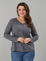 Лонгслив Л-004/темносерый-меланж