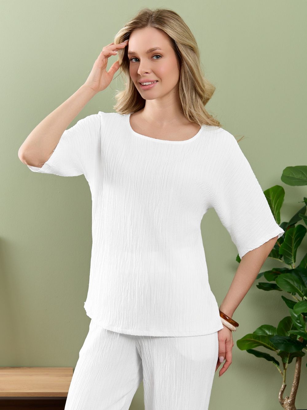 Блузка Сиеста-6 Виотекс БЕЛЫЙ