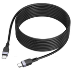 Кабель Type-C на Type-C 60W Hoco X109 3m (black) (Краснодар склад)
