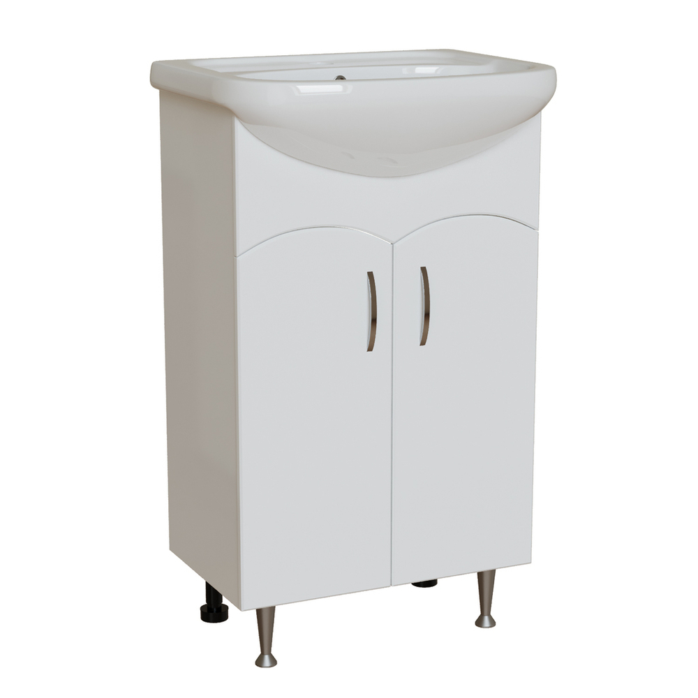 Тумба д/ванной "ФОРМАТ-50" под рак.Уют-50 (ROSA) (ПВХ) (разбор)