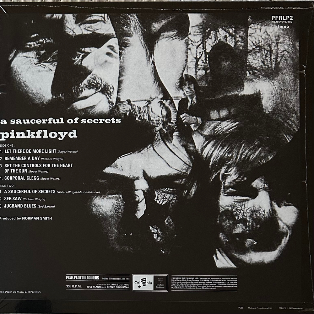 Pink Floyd - A Saucerful Of Secrets (Европа 2016г.)