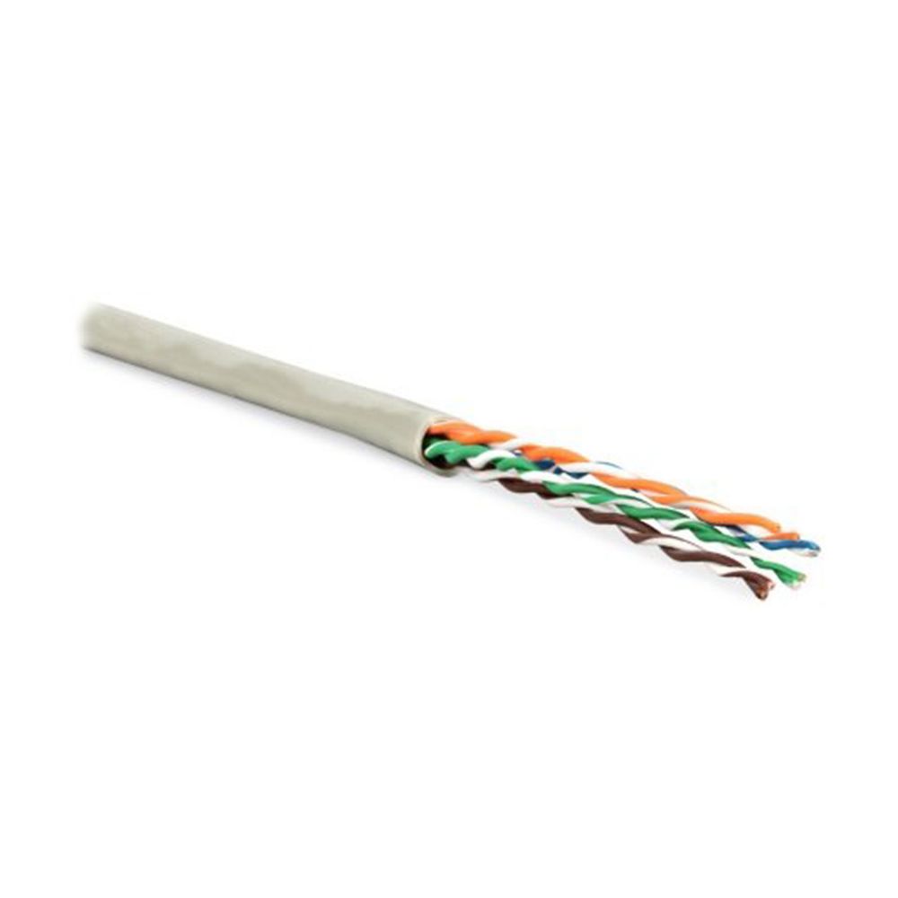 UUTP4-C5E-P24-IN-LSZH-GY-100 U/UTP кат.5е, 4 пары, 0,60 LSZH нг(А)-HF кабель витая пара Hyperline