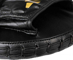 Лапы Speed Disk Punching Mitt Leather черно-золотые adiSDP01