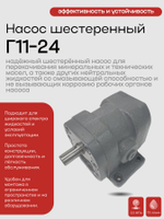 Шестерённый насос Г11-24