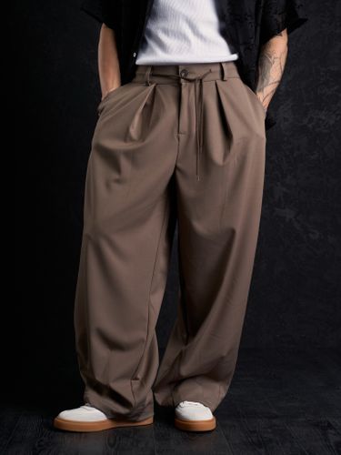 Коричневые широкие брюки 2s1studio