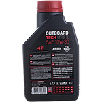 Масло мотор. 4T полусинт. Motul Outboard Tech 10W30 1л