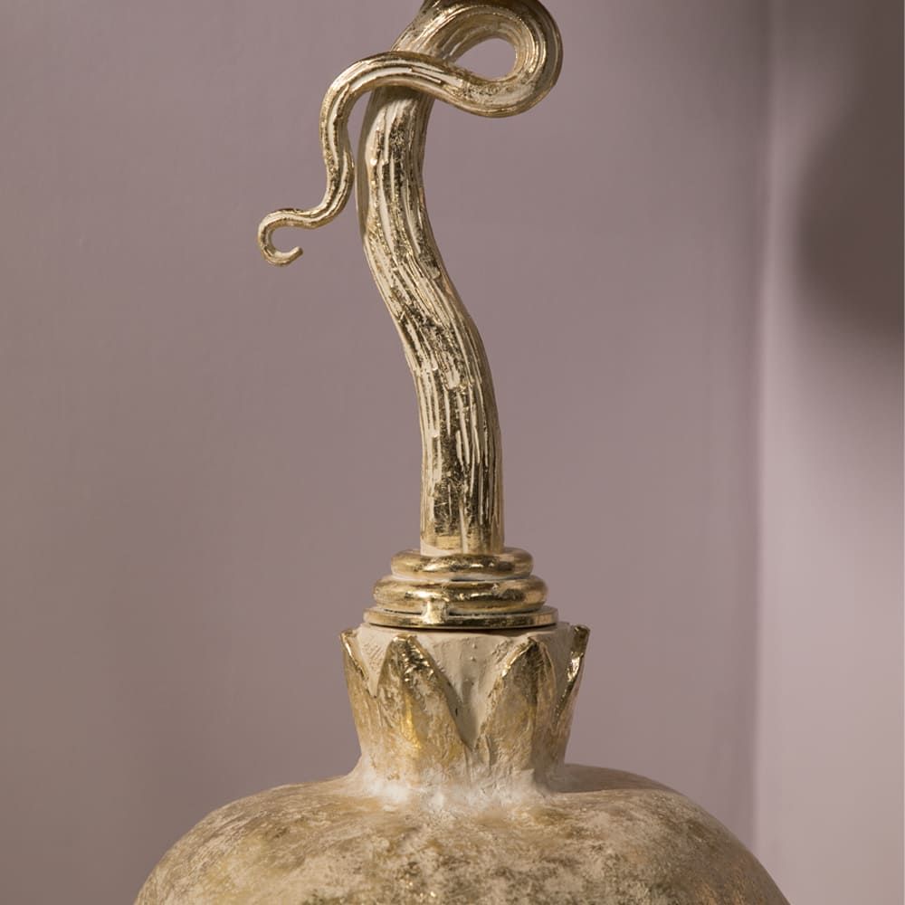 Столик декоративный Жемчужный гранат Айвори Мраморное золото