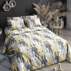 Поплин "Ушастики" | ш.150 см | 115 г/м² | хлопок-100%