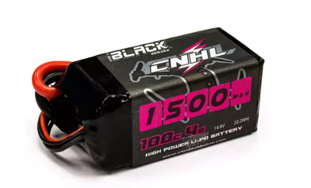 Аккумулятор CNHL 1500мАч 14,8В 4S 100C Lipo с разъемом XT60