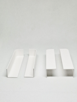 Заглушка торцевая для плинтуса 70x16мм (с закруглением 10мм) - 2шт.