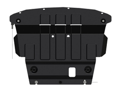 Защита картера и КПП Sheriff для Ford Fiesta (Mk6) Рестайлинг 2012-2019 арт.08.4226