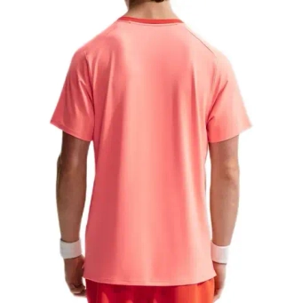 Мужская теннисная футболка Nike Court Advantage Dri-Fit Tennis - atomic pink/picante red