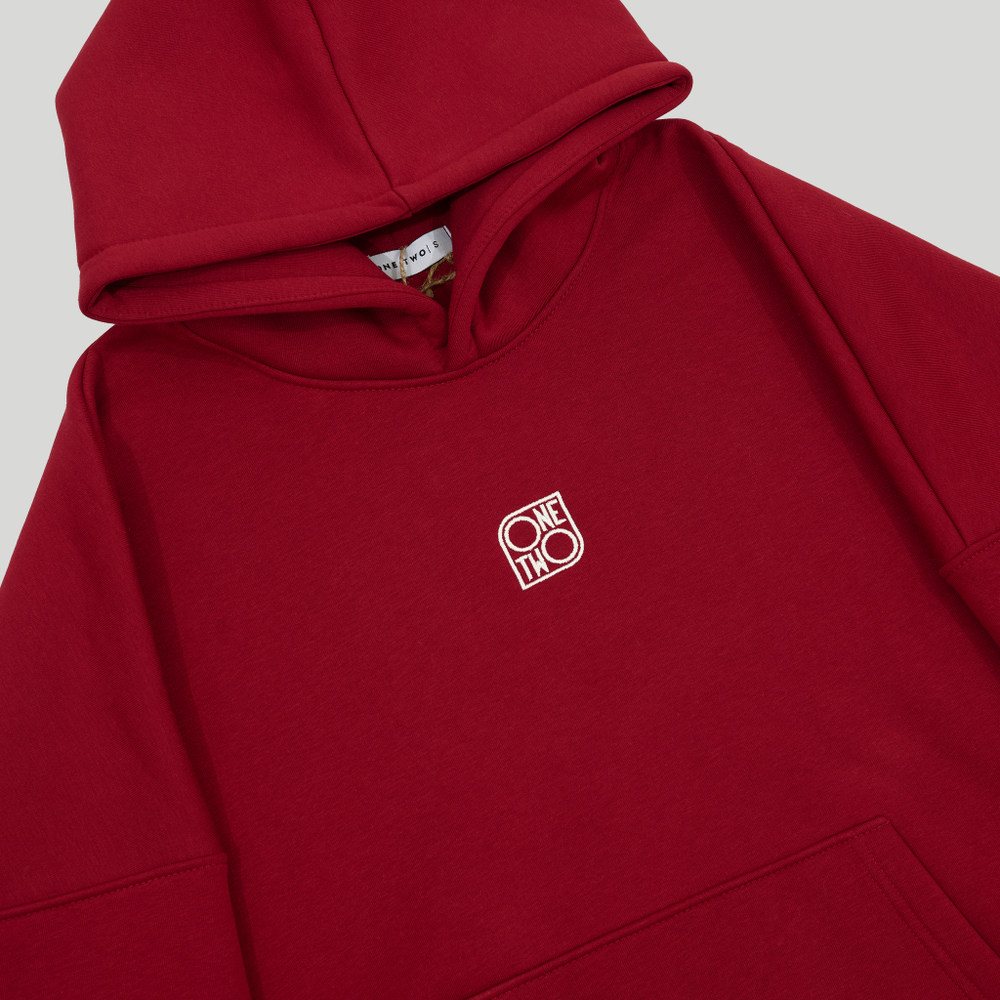 Hoodie Red Dahlia