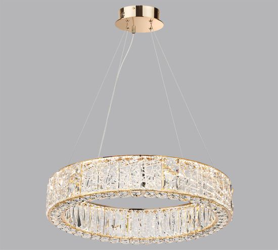 5071/70L HALL ODL24 595 золото/прозрачный/металл/хрусталь/стекло Люстра LED 52W 3700K VERSION