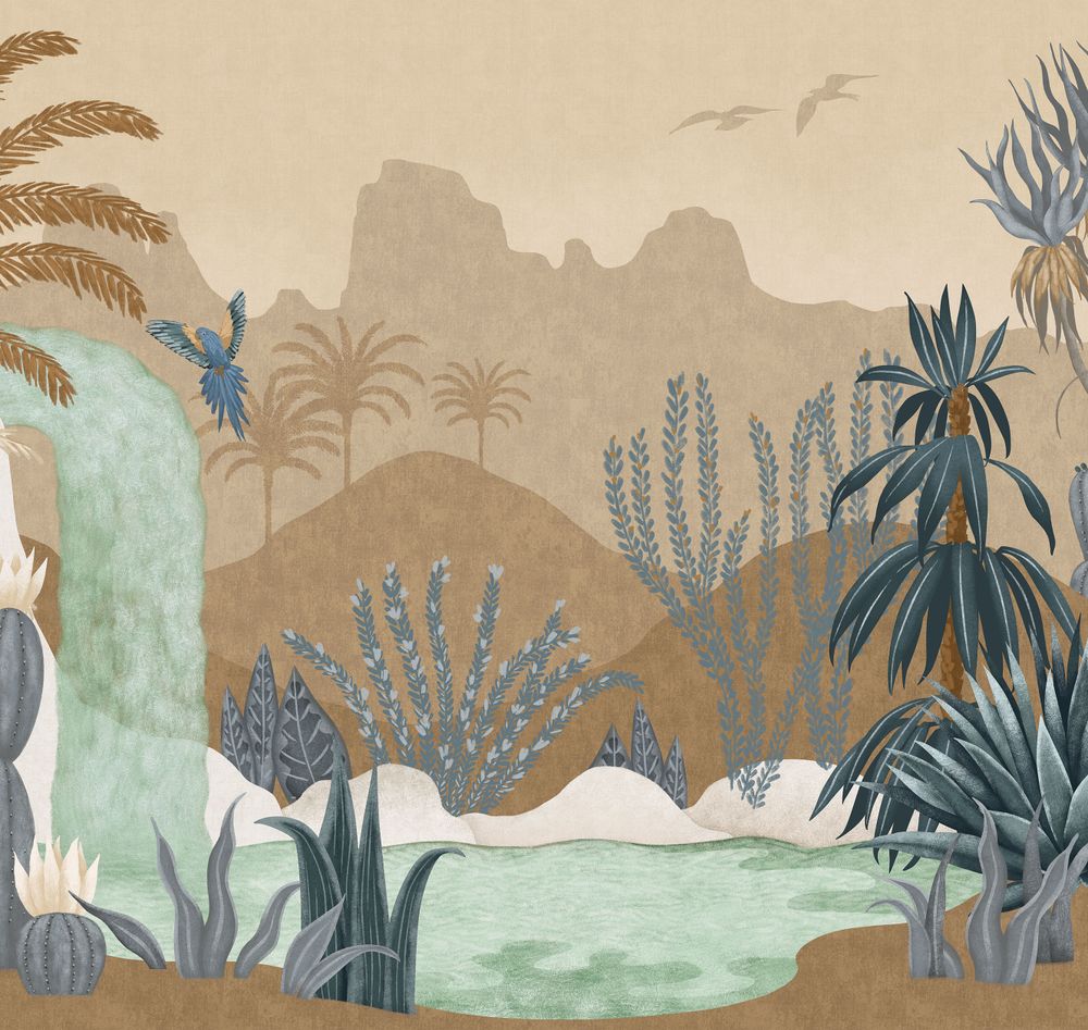 Пейзаж 2 Сады Клеопатры панно