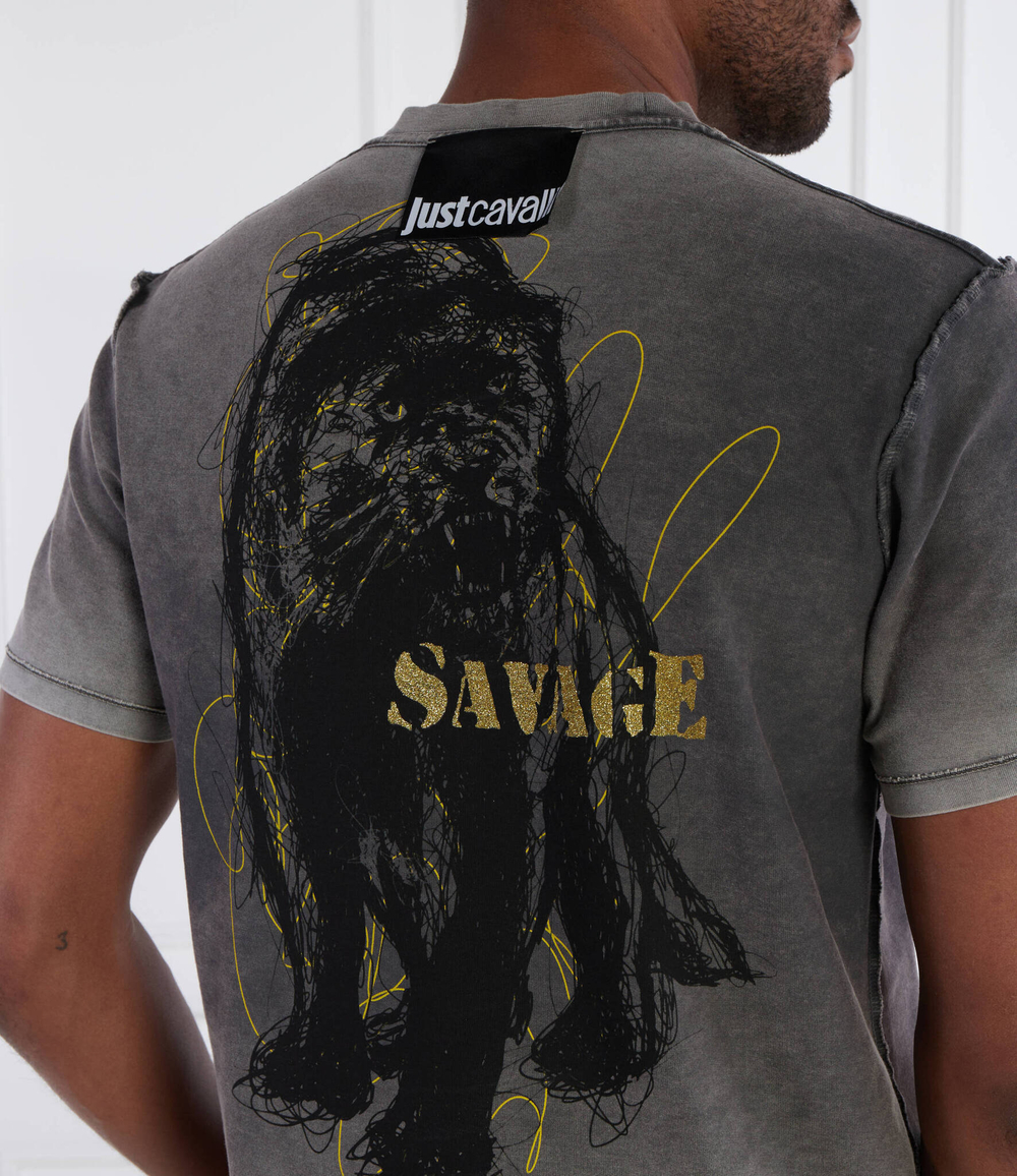 Двухсторонняя футболка Just Cavalli - серый(76OAHE06CJW14)