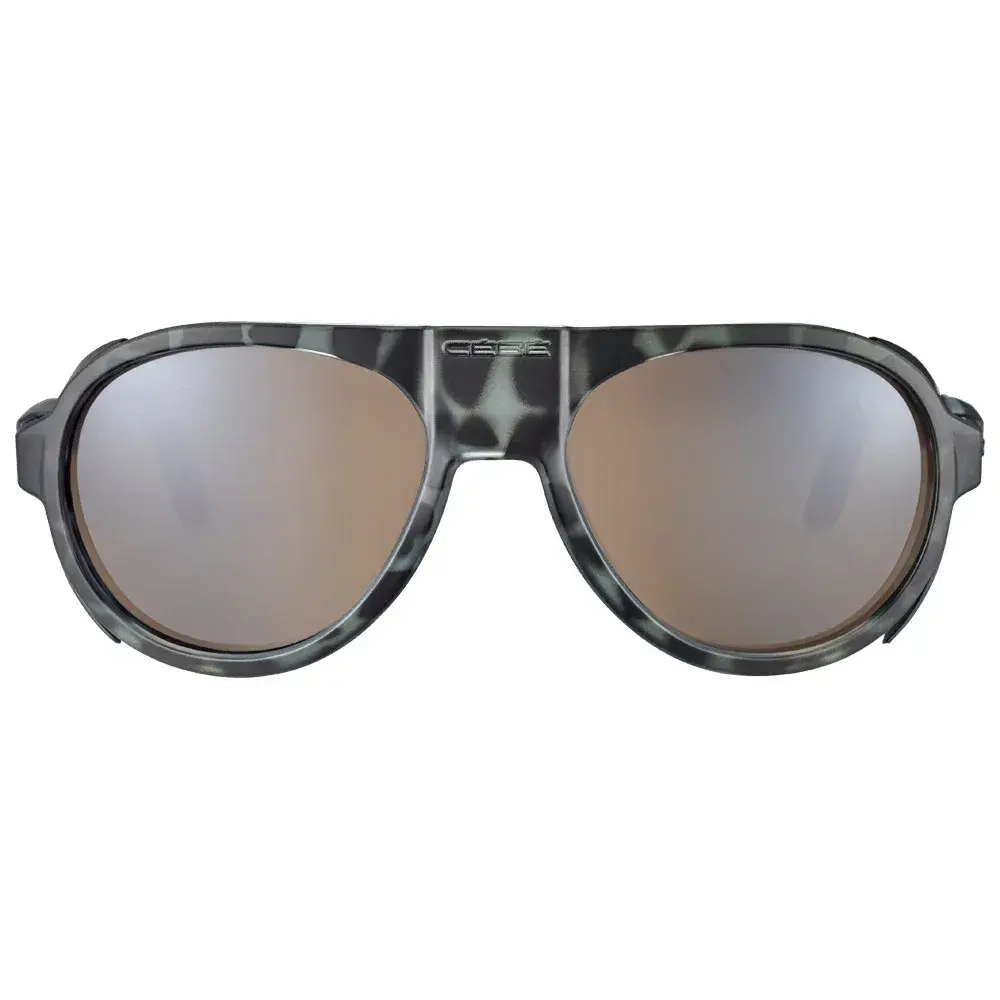 Солнцезащитные очки CEBE KULT Translucent Dark Shaek Tortoise Zone Polarized Brown Cat.3 Silver