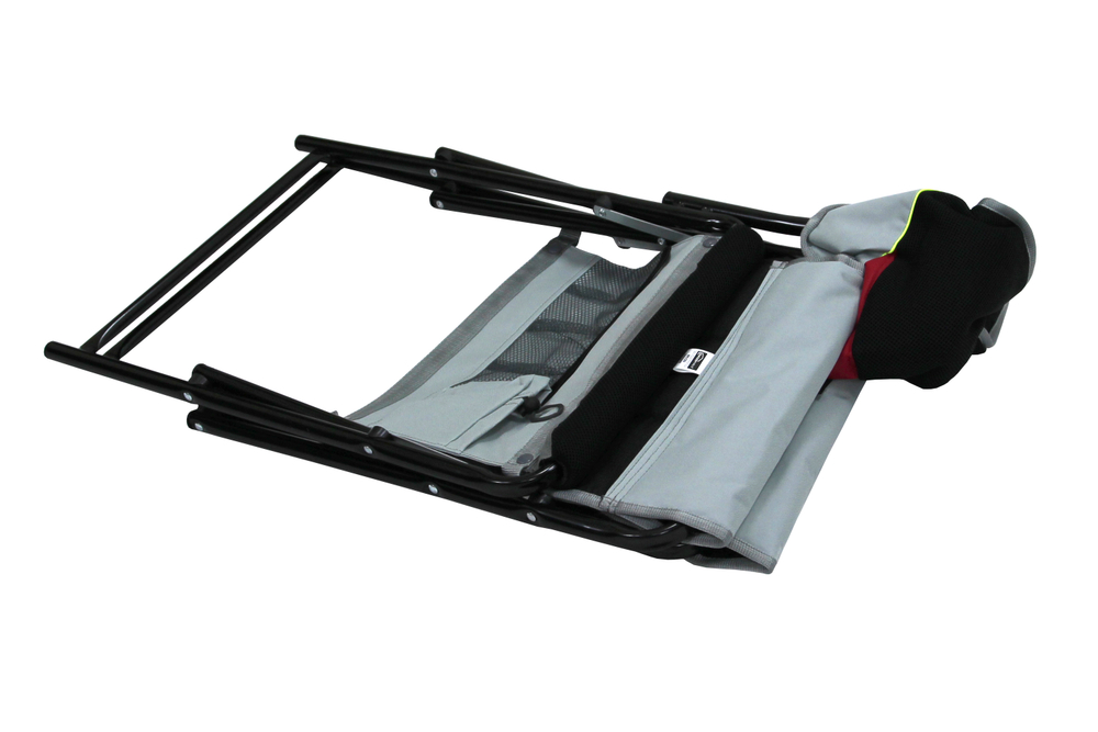 Кресло складное Хаусхальт ННС2/R арт.ННС2/R (2 шт в упаковке (каркас черный, ткань красная (винный))