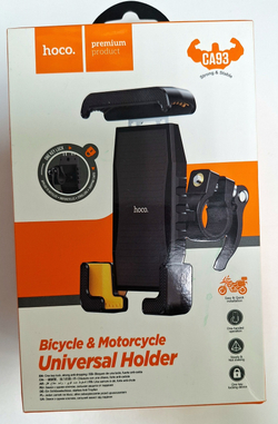 358_ Держатель для вело/мототехники НОСО СА93 Rider bike motorcycle unlversal holder, черный ш/к 6931474757760