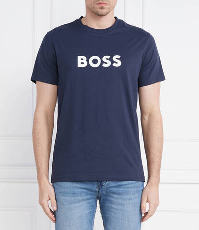 Футболка BOSS BLACK - темно-синий(50491706)