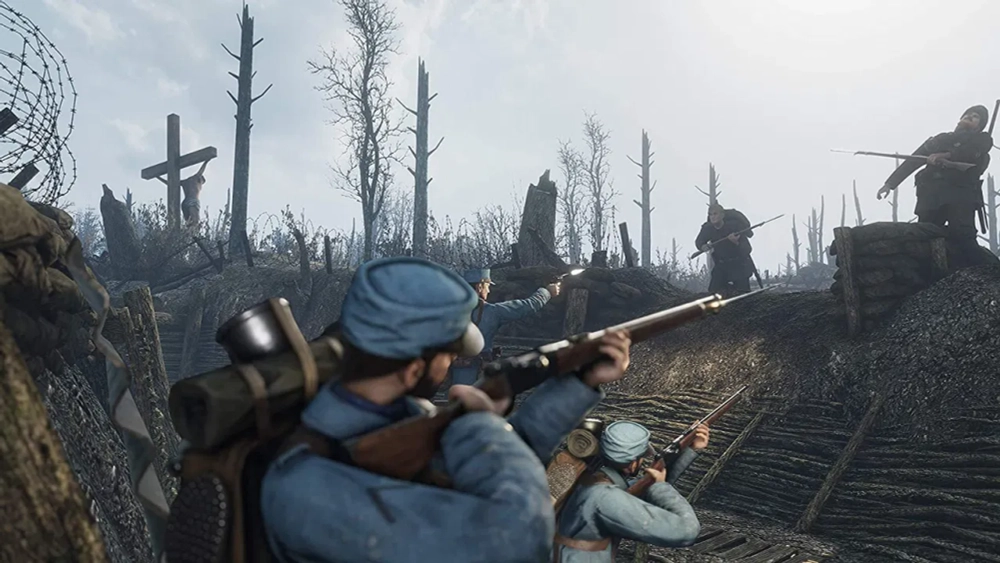 WWI Verdun - Western Front (диск для PS4, интерфейс и субтитры на русском языке)