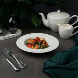 Тарелка глубокая 200 мл d 22,5 см h3,8 см   Noble [6]